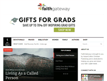 Tablet Screenshot of faithgateway.com